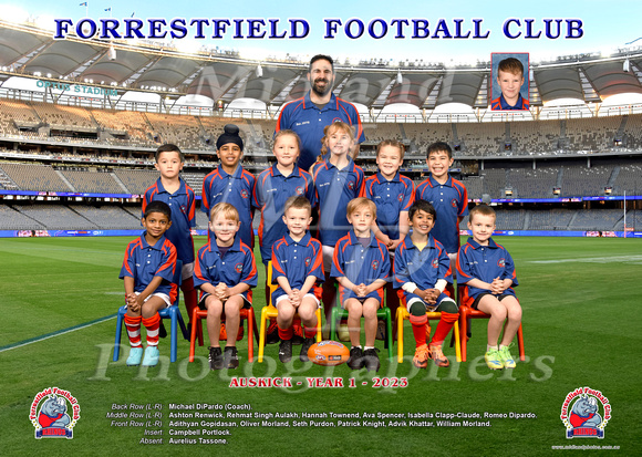 Year 1 - Auskick - Forrestfield FC