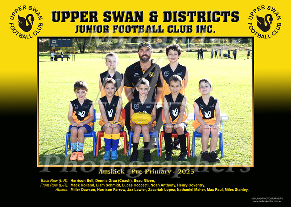 Pre-Primary - Upper Swan Football